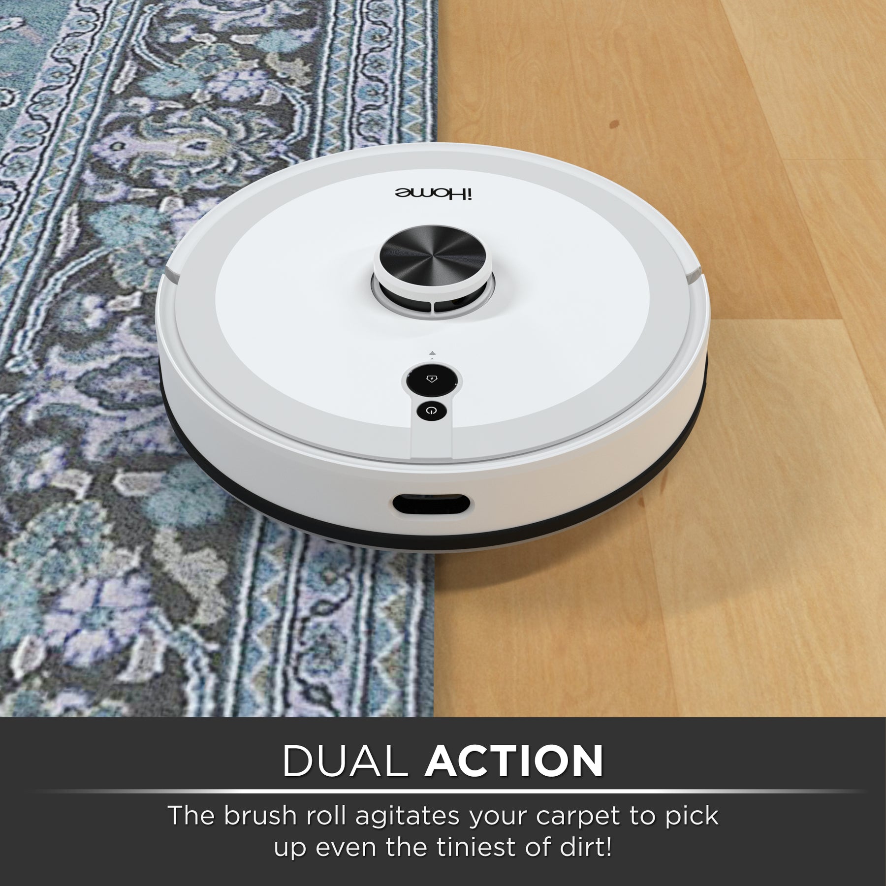 iHome Orbita Pro Robot Vacuum & Mop, Self Emptying, Lidar Technology