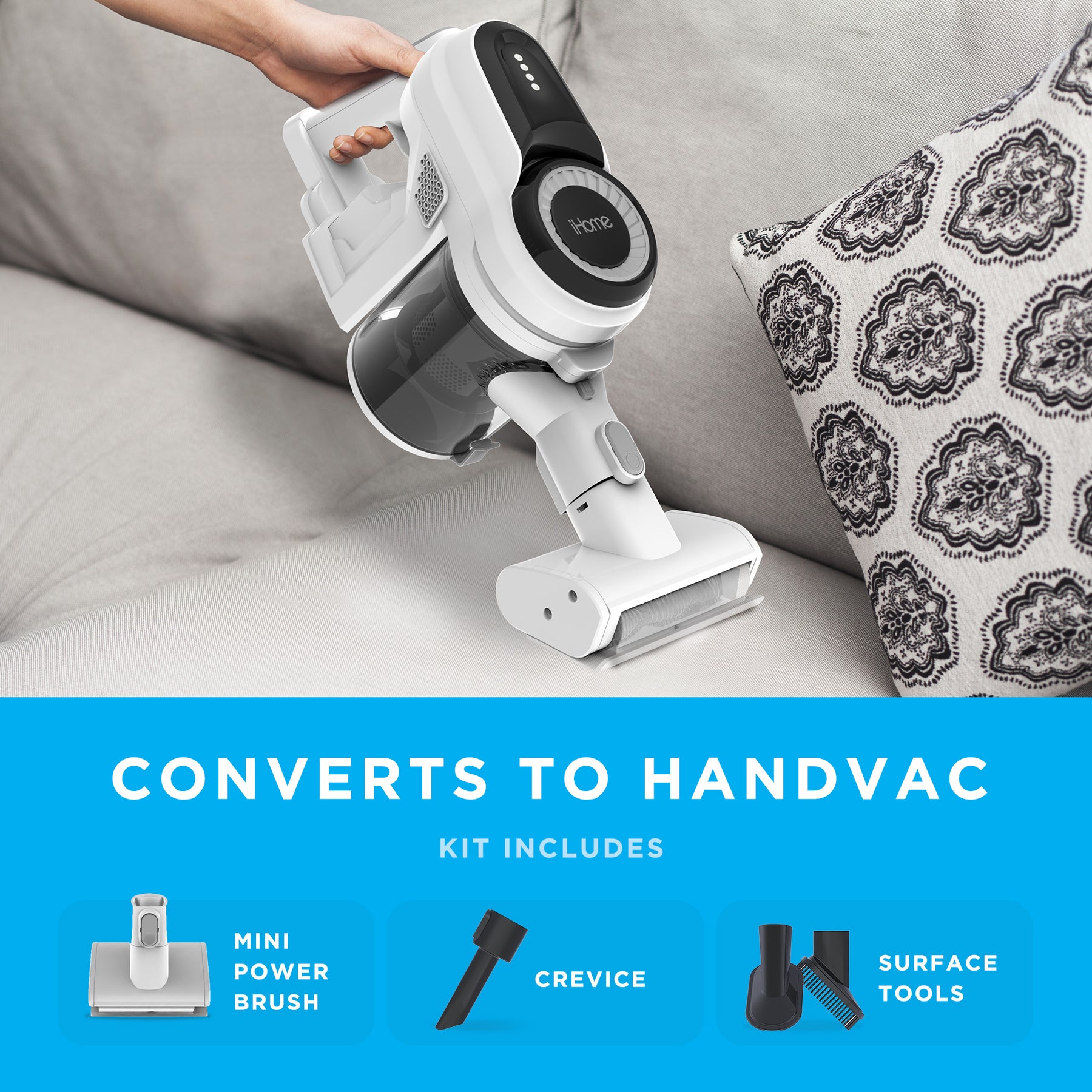 iHome Bundle StickVac + AutoVac