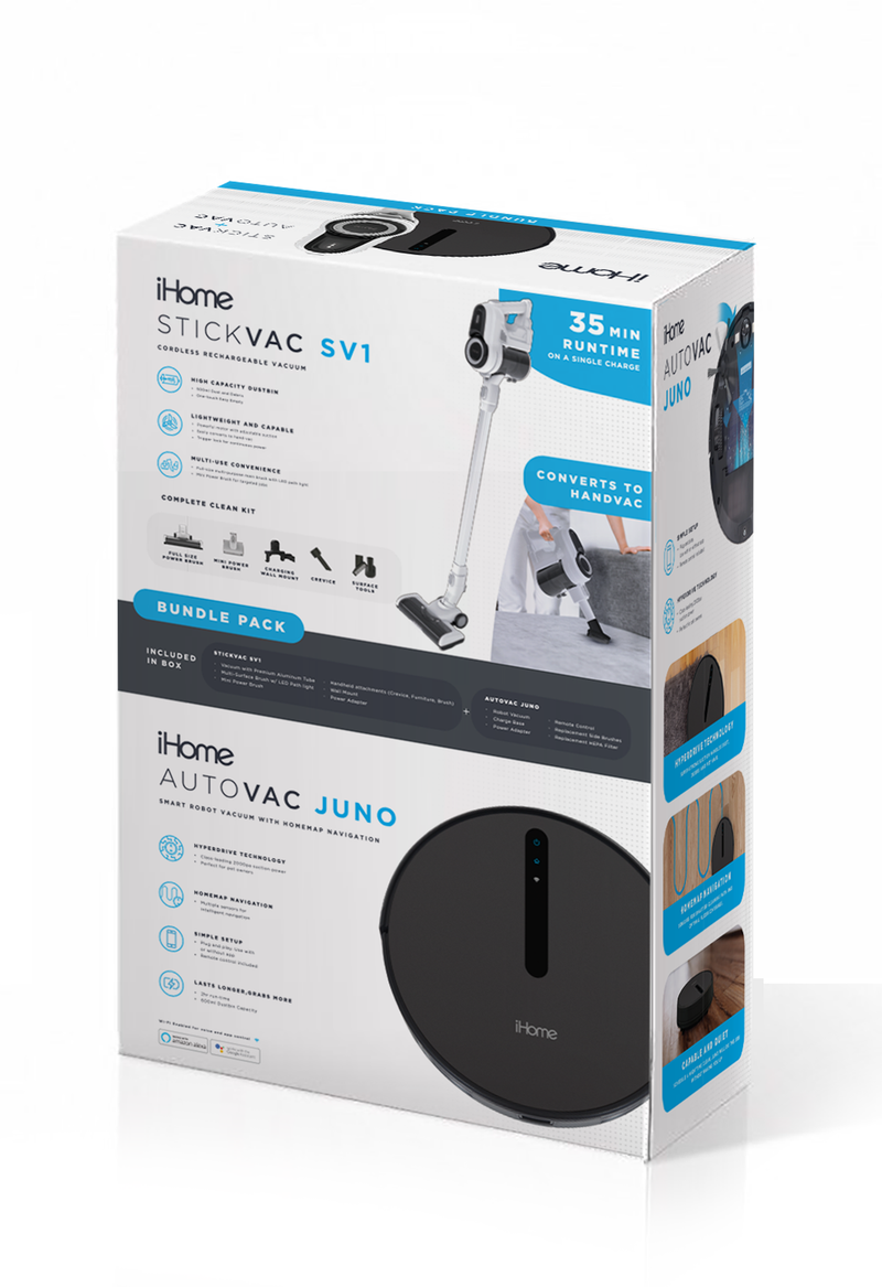 iHome Bundle StickVac + AutoVac