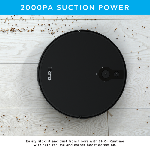 IHome AutoVac Eclipse 2-in-1 Robot Vacuum And Mop With Mapping Tech - Foto 5